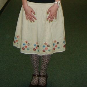 Nordstrom Floral A-line skirt